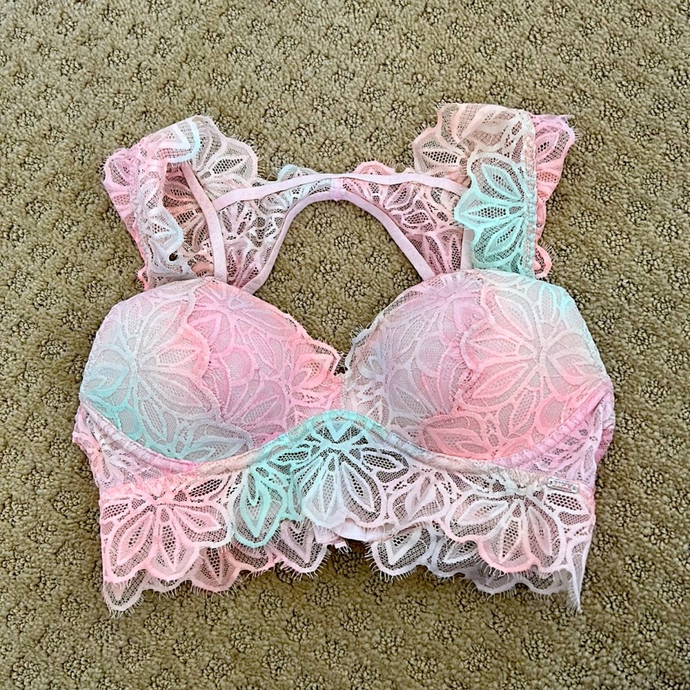 VS Pink cotton candy fairy bra